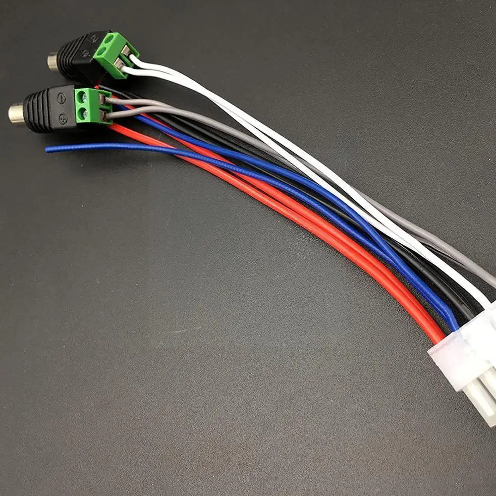 Power Input Speaker Wire Harness RCA For Dual TBX10A Amplifier Plug