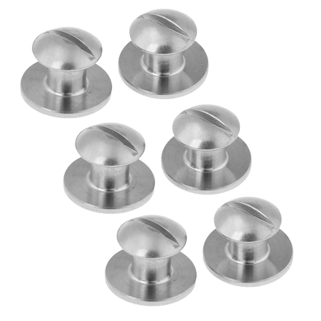 Perfeclan 6pcs Tech Scuba Diving Diver BCD Backplate Book Screws Accessories