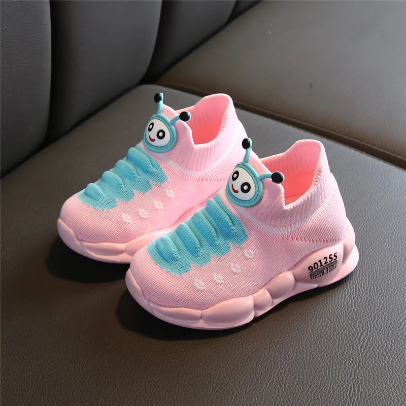 kids shoes Girls Boys Sport Stretch Mesh Shoes Cartoon Infant Kids Baby Running Sneakers sapato infantil  #4S30 (17)