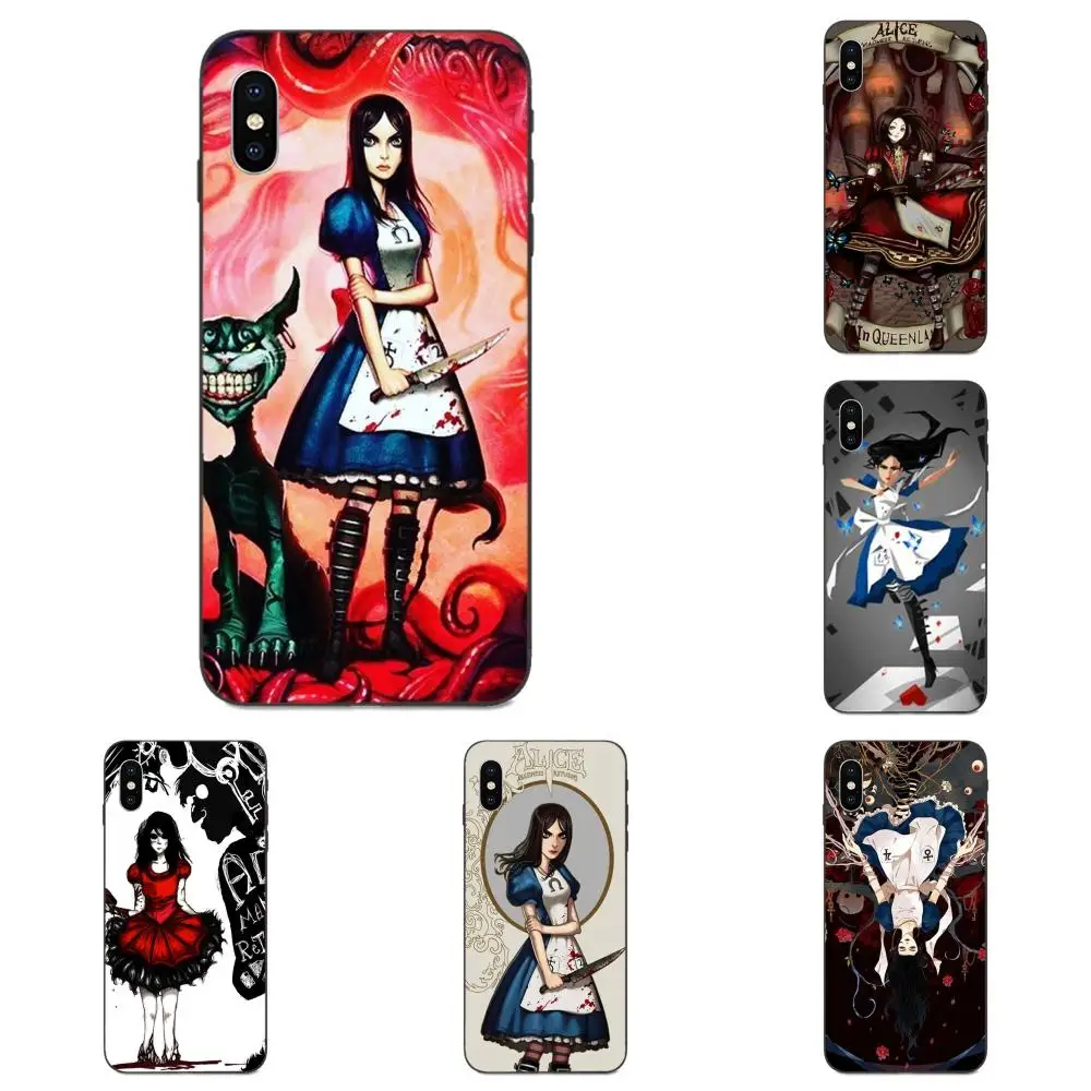 Pretty Alice Madness Return Soft Silica для Galaxy C5 C7 J1 J2 J3 J330 J5 J6 J7 J730 M20 M30 Ace Core Max Mini Plus Prime Pro | Мобильные