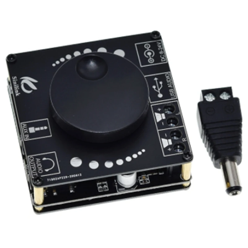 

Bluetooth 5.0 10W/15W/20W Stereo Power Amplifier Board Mobile Control APP 12V/24V High Power Digital Amplifier Module