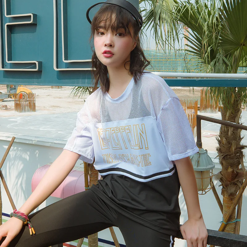 

Yoga Clothes WOMEN'S Suit 2019 Spring And Summer New Style Short Sleeve wang shan Breathable Sports Running Profession Fitness S