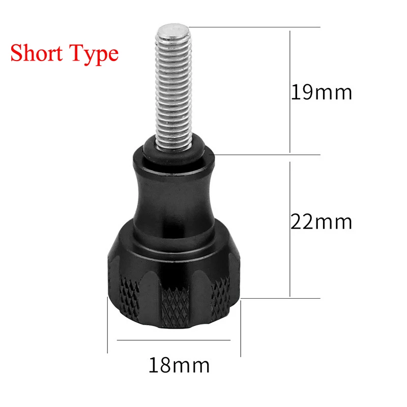 Алюминиевый винт с ЧПУ аксессуары ручка из нержавеющей стали Болт Гайка Длинные Короткие Винты для Gopro Hero 5 6 7 8 Xiaomi Yi 4K SJCAM DJI