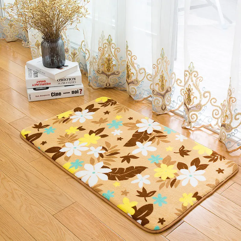 

Soft Carpets Square Floor Carpets for Living Room Bedroom Kitchen Anti Slip Doormat