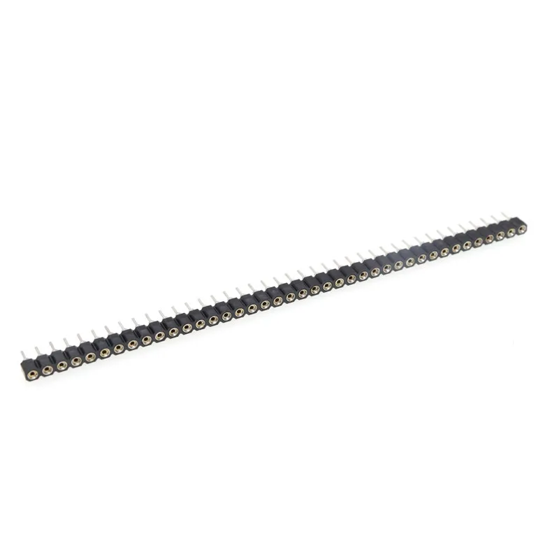 100 шт. 1x40PIN 1*40 2 54 мм 40PIN круглый гнездовой штыревой разъем Бесплатная доставка |