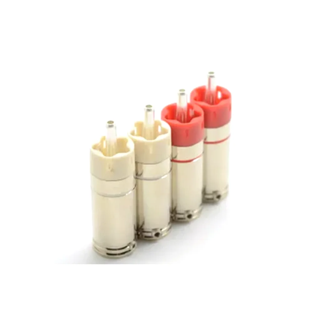 Haldane 4 шт./лот HIFI Star Line посеребренные Tellurium Coppero RCA разъем RCA кабели