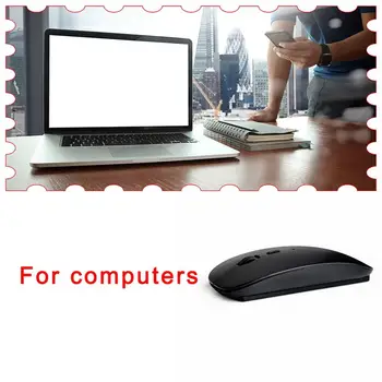 

Black and White 2.4G Wireless Optical Mouse Ultra-Thin Porcelain Mouse Usb Receiver Mini Optical Mouse For Laptop Pc 1000DPI