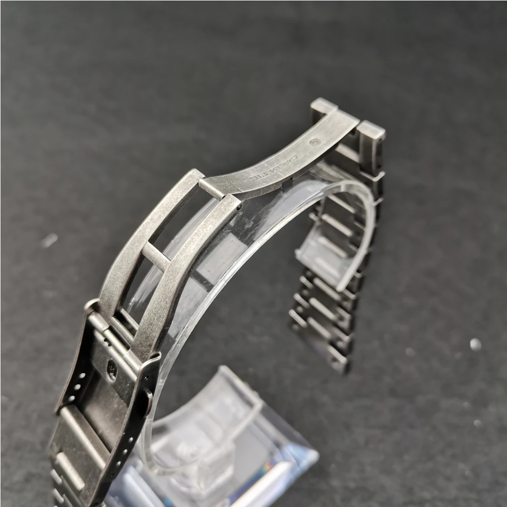 Ретро Серебряный ремешок для часов ободок для DW5600 GW5000 GW-M5610 316L нержавеющая сталь металлический ремешок стальной чехол с инструментами