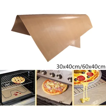 

Reusable Baking Mat High Temperature Resistant Teflon Sheet Pastry Baking Oilpaper Heat-Resistant Pad Non-stick for Outdoor BBQ