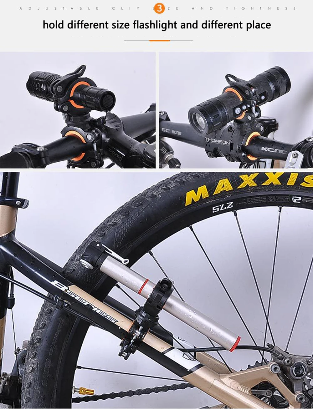 Clearance WOSAWE Bicycle Flashlight Clip Mountain Road Bike Handlebar Torch Holder Universal Cycling Lamp Air Pump Bracket Accessories 12 Clearance WOSAWE Bicycle Flashlight Clip Mountain Road Bike Handlebar Torch Holder Universal Cycling Lamp Air Pump Bracket Accessories 12