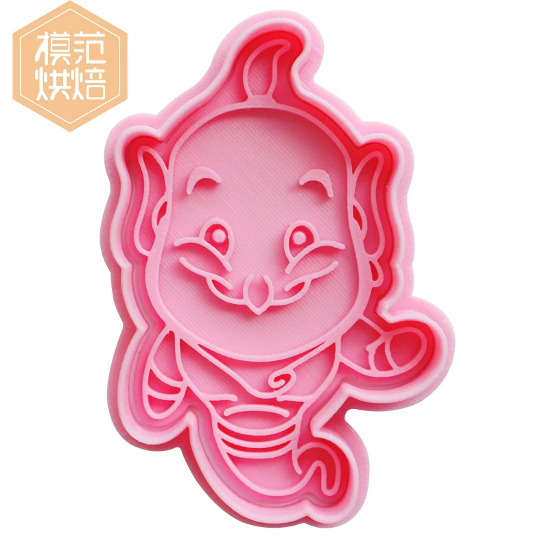 Aladdin Cookies Cutter 3d Disney Cartoon Cookie Mold Baking Accessories Pressing Cute Bakeware Baking Bakery Tools
