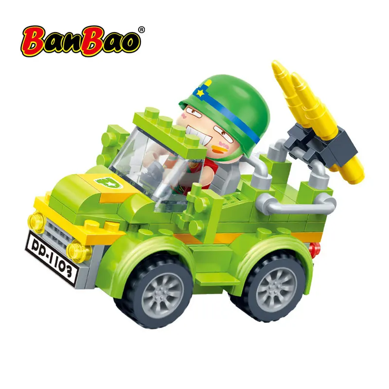 Строительные блоки Banbao PowpowBing Caisson пожарный внедорожник корпус спецназа
