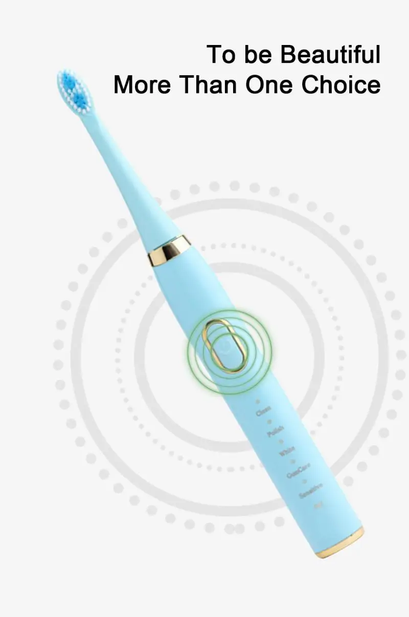 Whitening Electric Toothbrush Set Professional USB Toothbrush Efficient Ultrasonic Toothbrush 5 Mode Electric Toothbrush Whitening Electric Toothbrush Set Professional USB Toothbrush Efficient Ultrasonic Toothbrush 5 Mode Electric Toothbrush