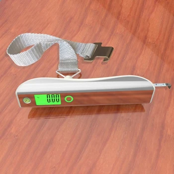 

DSHA 50Kg/110Lbs Luggage Scale with Handy Bubble Level and Tape Measure for Traveler Electronic Balance Baggage Weight Scale