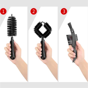 

2020 Cleaning Brush Bicycle Cleaning Brush Set Chain Brush Spoke Brush and Tire Cleaner Combination Three-piece Set
