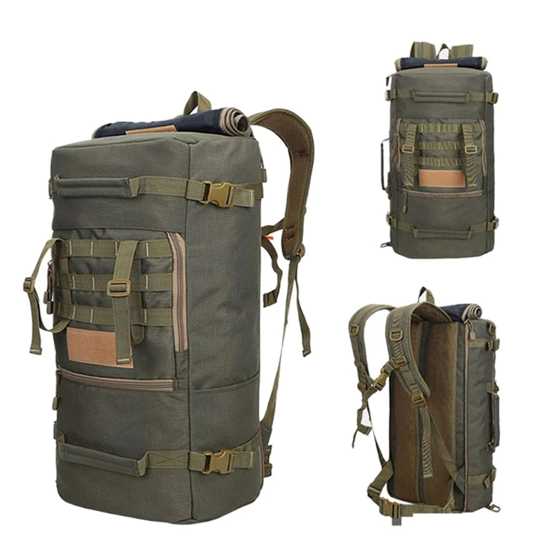 Green Color 50л рюкзак для кемпинга, спортивные походные сумки, сумка для альпинизма, мужской походный рюкзак, рюкзак для путешествий - Цвет: Green Color