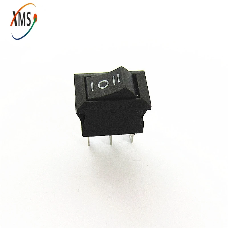 10 шт. 3 Pin 3A 250V 10*15 мм черный кнопка перекидной переключатель вкл/выкл от сети