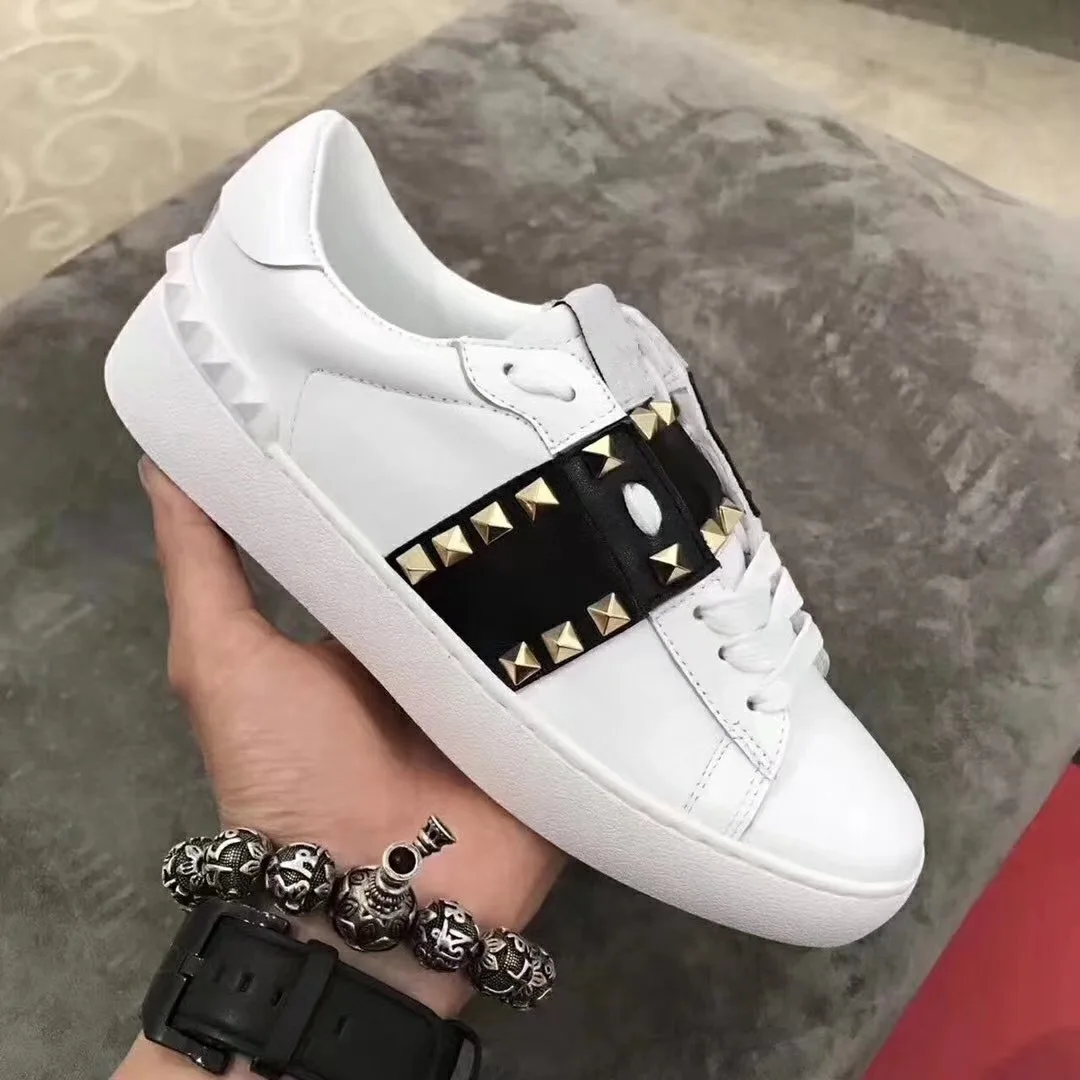 

2019 Autumn And Winter New Style WOMEN'S Casual Shoes Shoes Lace-up Genuine Leather Flat COUPLE'S Shoes round-Toe Loafers