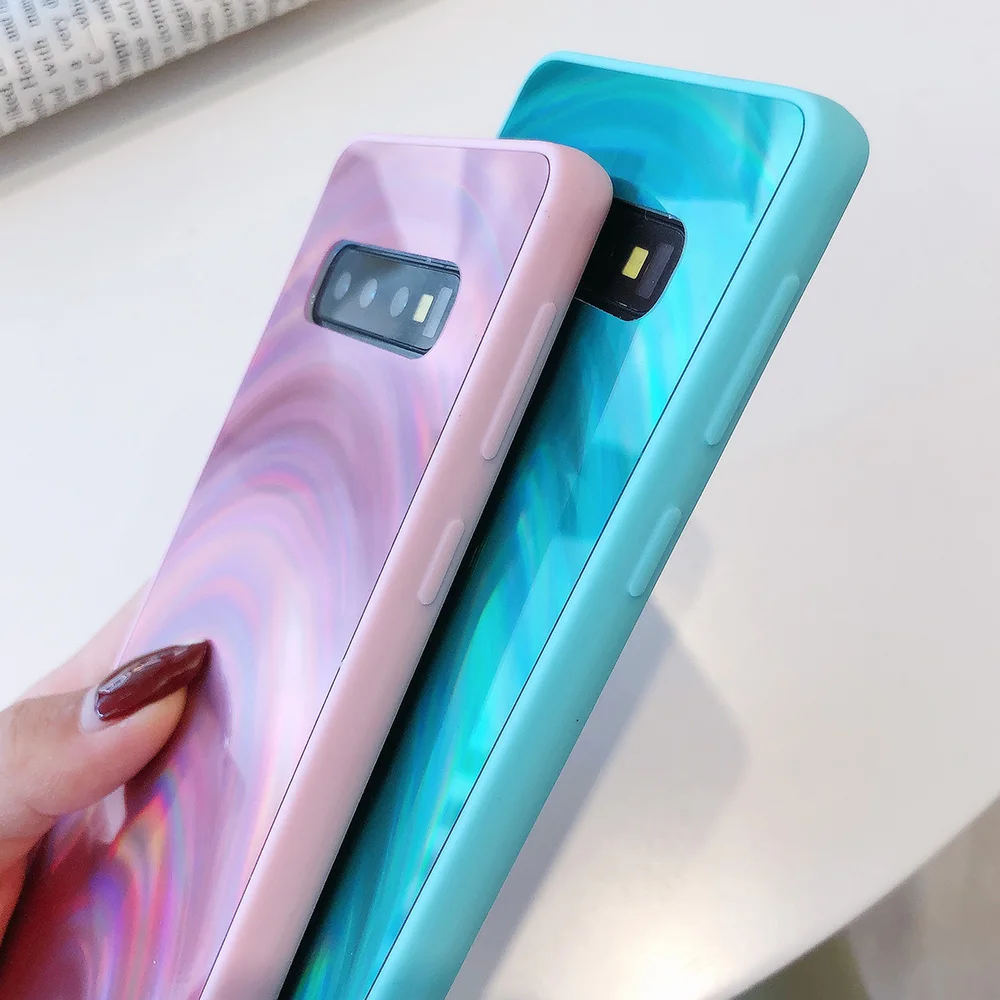3D радужный блестящий чехол для Samsung Note 20 S20 + S10 S9 S8 A11 A51 A21S A50 M30S 10 Pro Чехлы
