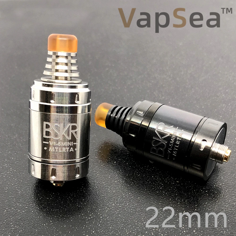 

CLONE Berserker BSKR v1.5 and v1.5 mini MTL RTA atomizer 24mm Single Coil atomizer RTA MTL