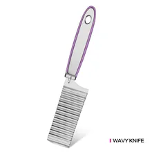 Ручной волнистый нож из нержавеющей стали фри фрезы для овощей фруктов