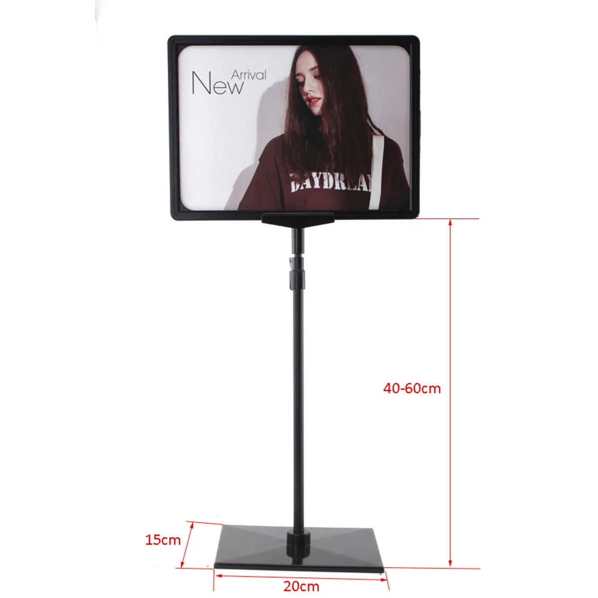 Hot Sale Pop Advertising Poster Display Stand Rack A4 Photo Frame Price ...