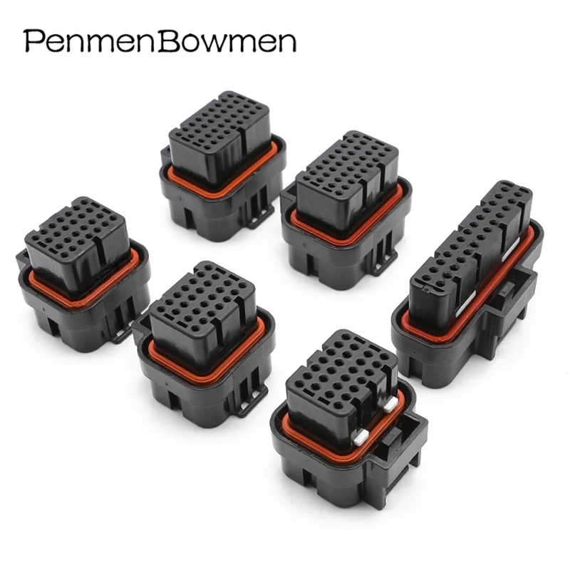 26 34Pin Te Amp Tyco Superseal 1.0Mm Auto Oil Gas Femmina Connettore Elettronico Spina Cablaggio 3-1437290-7 4-1437290-0