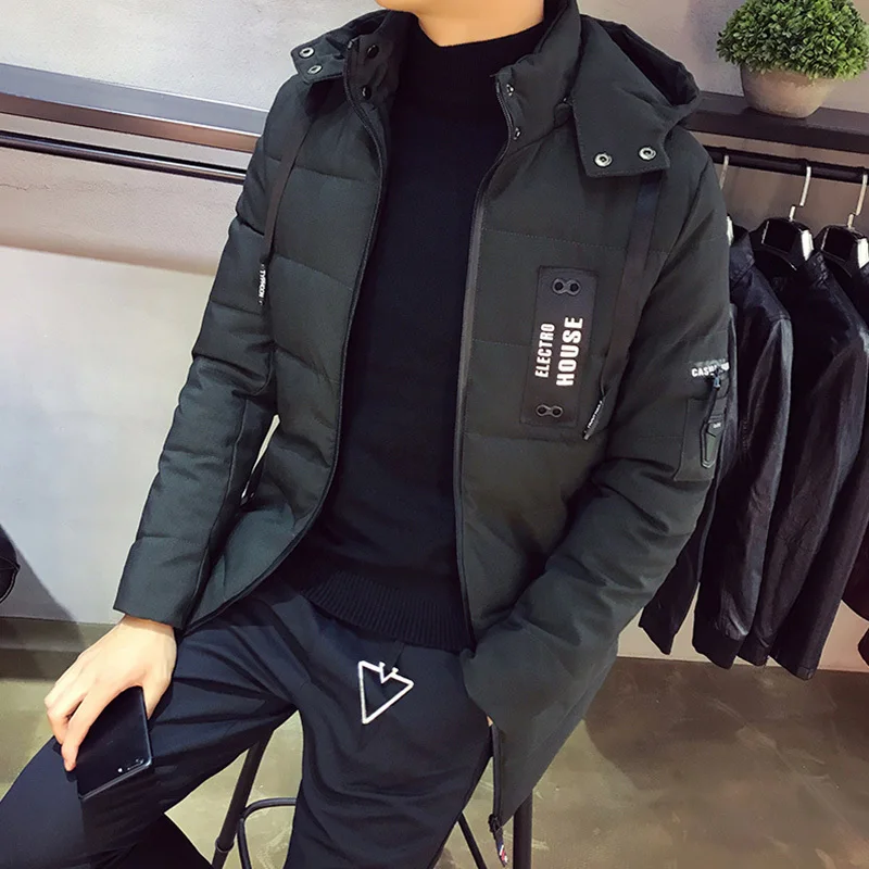 Windbreaker Hoodies Jacket Men Winter Cotton Thicken Warm Parkas Coat High Quality Streetwear Hiphop Jacket Brand Clothing