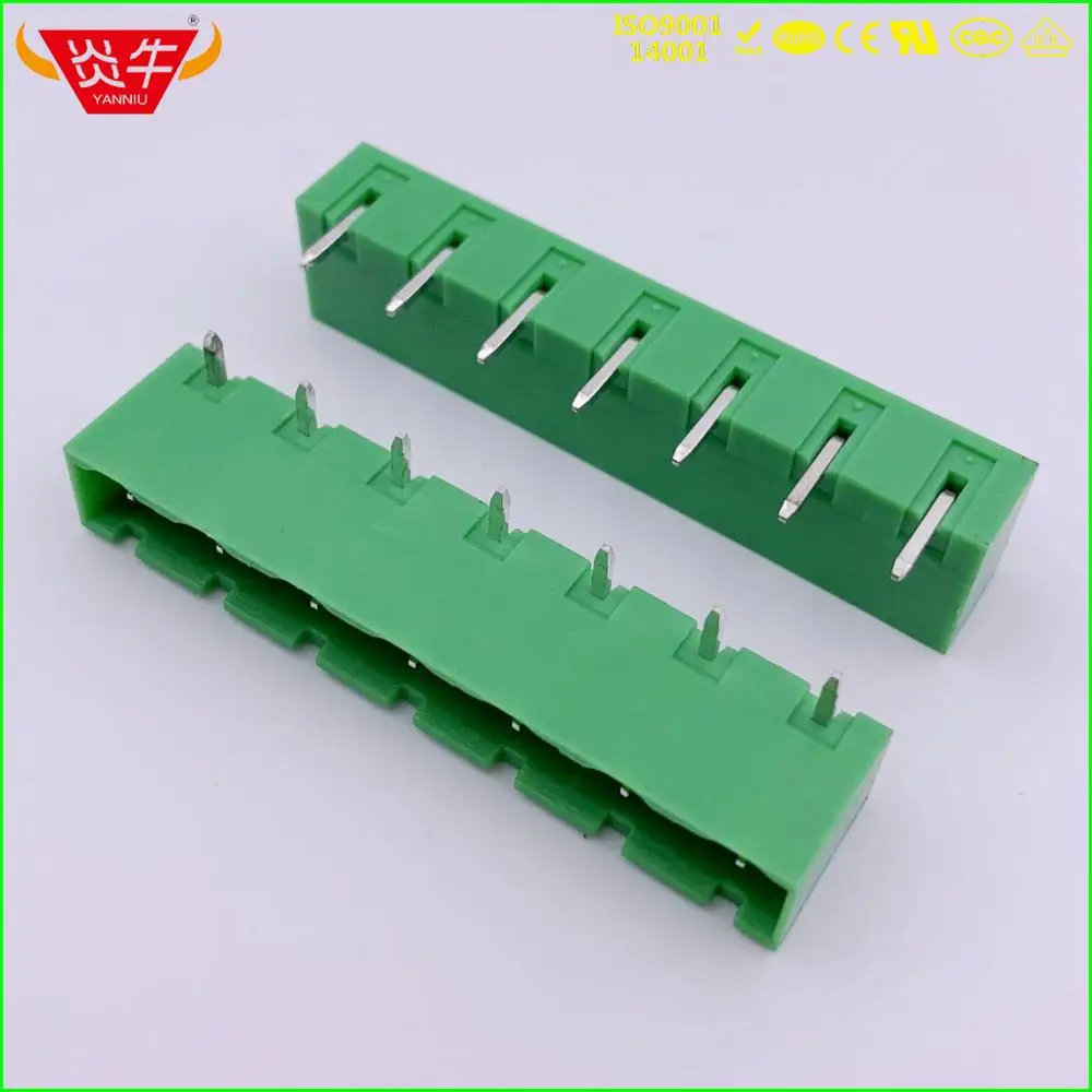 2EDGRC-7.5-7P KF2EDGRC 7,5 2P~ 12P разъем PCB вставной TEMINAL блок 2EDGRC 7,5 мм 2PIN~ 12PIN GMSTBA 2,5G 1766343 PHOENIX контакт DEGSON - Цвет: 2EDGRC-7.5-7P