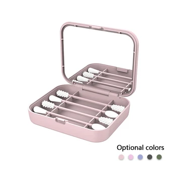 

4Pcs/Box Double Head Reusable Cotton Swab Multi-function Portable Ear Cleaning Silicone Makeup Swabs Cosmetic Cleaning Tool