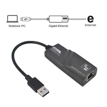 Basix USB3.0 Ethernet к RJ45 Внешняя сетевая карта USB 3,0 к Rj45 LAN адаптер с 10/100/1000 Мбит/с Gigabit Ethernet для ПК
