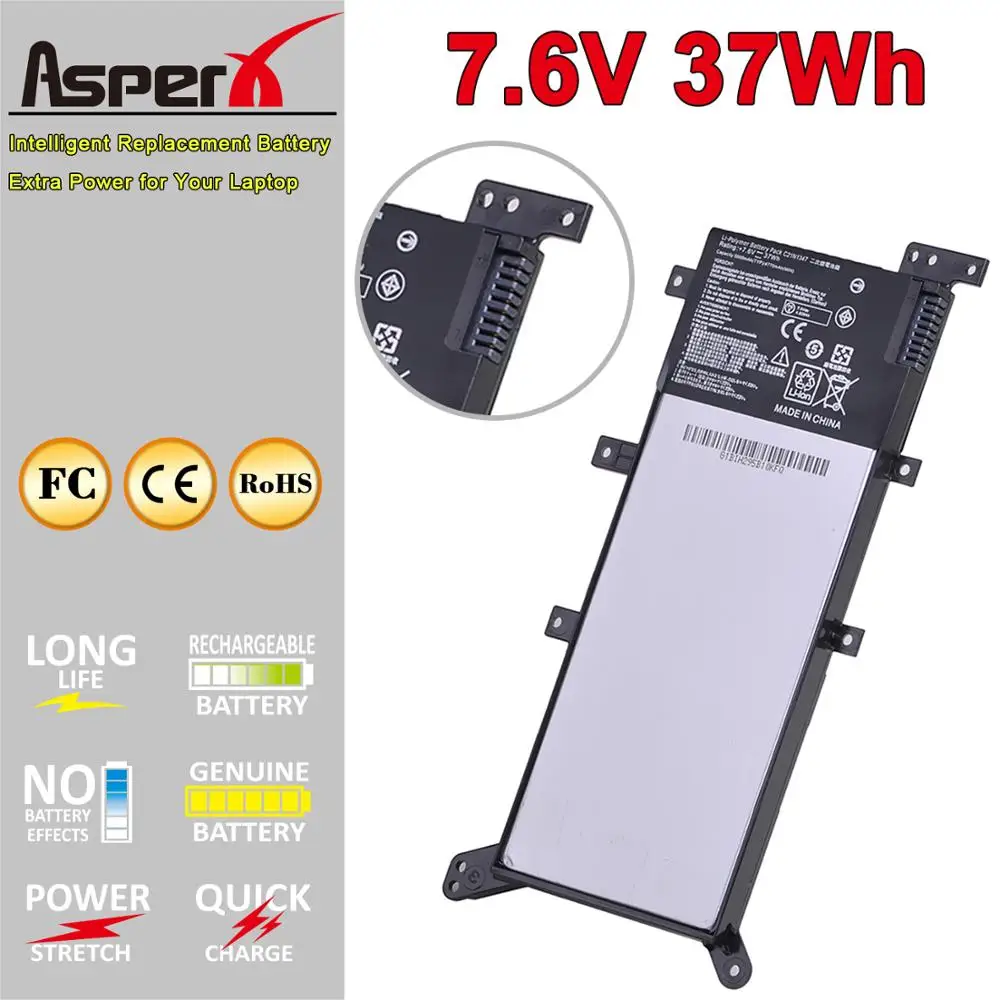 AsperX 7 6 V 4800mAh C21N1347 Аккумулятор для ноутбука ASUS X555 X555L X555LD F555A X555LB X555LN F555U W519L X555LP F555UA