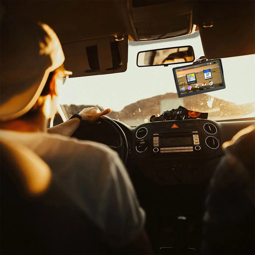  Vehemo 7 Zoll Unterstützung für Nationalen Sprachen HD GPS Navigator FM Emission GPS Navigator Syst