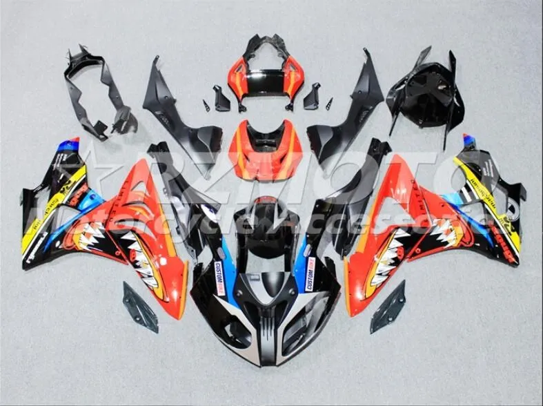 

4 Gifts New ABS Injection Mold Motorcycle Full Fairings kit Fit For S1000RR 2009-2014 09-14 bodywork Set Custom Red Black