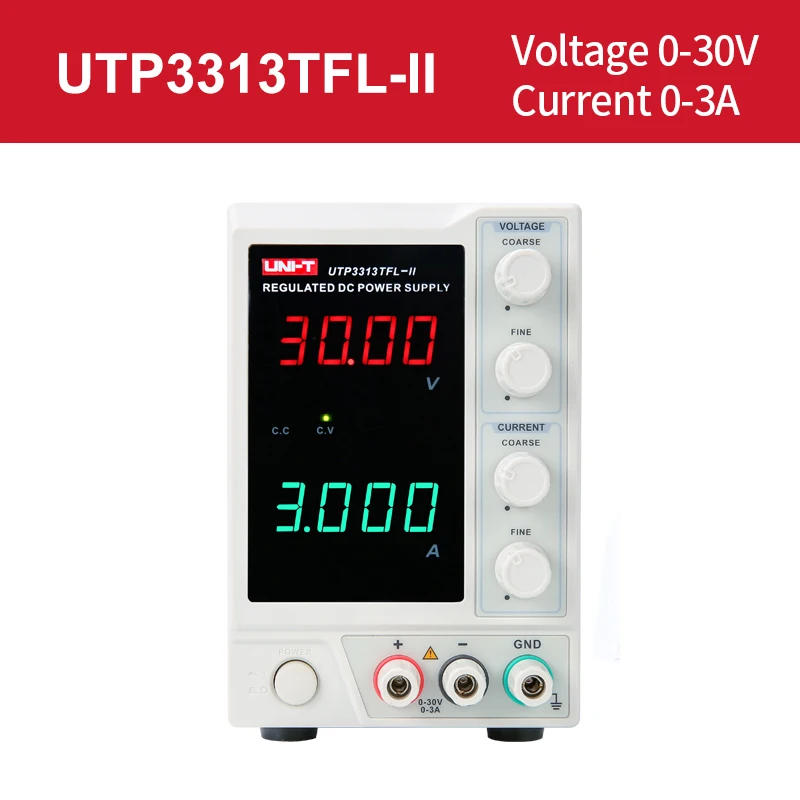 UNI-T Линейный источник питания постоянного тока UTP3313TFL-II UTP3315TFL-II импульсный стабилизатор напряжения 110 В/220 В лабораторный ремонт DIY мультиметр - Цвет: UTP3313TFL-II