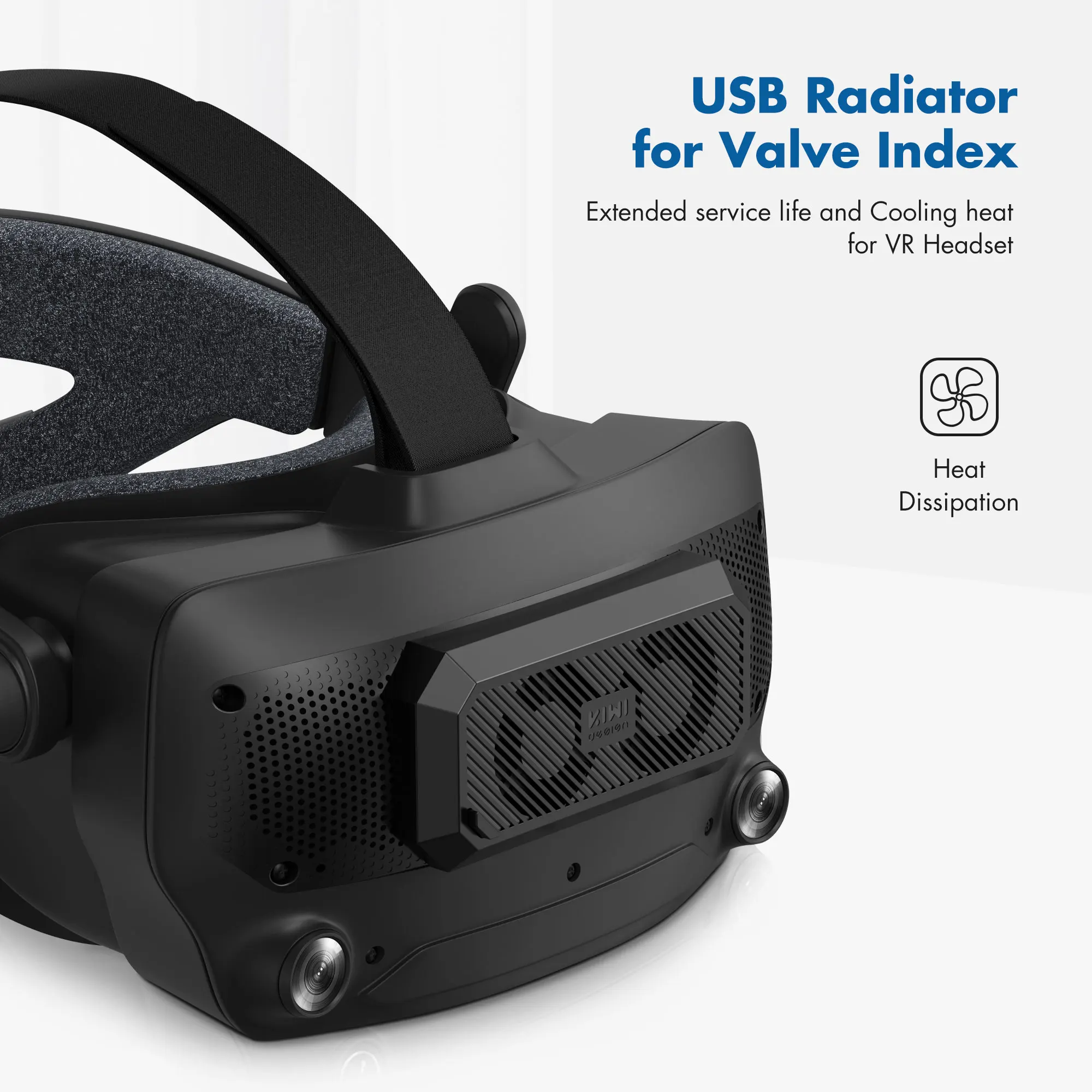 Kiwi Design Usb Radiator Fans Accessories For Valve Index, Cooling Heat For Vr Headset In The Vr - Vr/ar Glasses Accessories - AliExpress