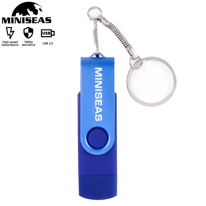Miniseas USB Flash Drive портативный флэш-накопитель 64 Гб флешки 8 gb внешних накопителей micro usb memory stick Flash Drive смартфон