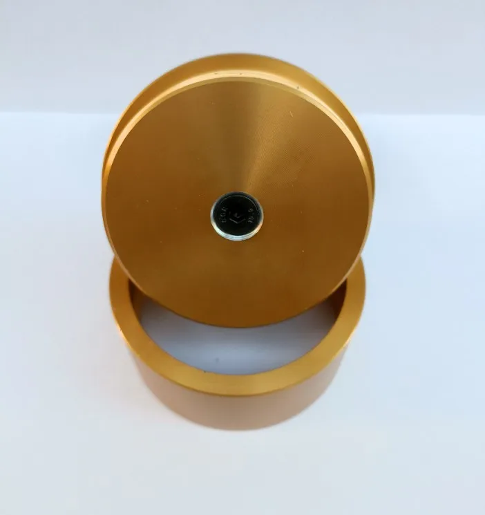 acessórios do mandril do modelo de alumínio da máquina tampando do parafuso tamanho da almofada do silicone