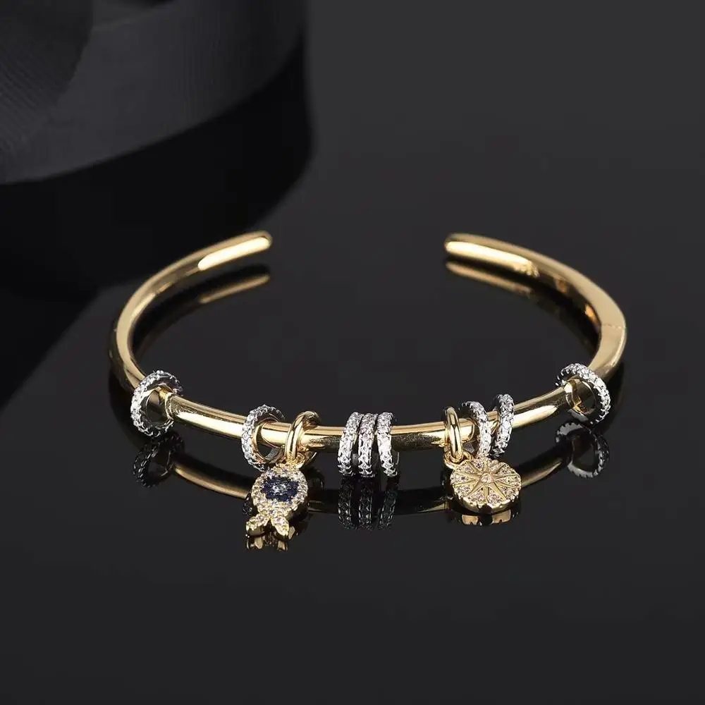 Королева лотоса Высокое качество рыбы браслеты для женщин регулируемые геометрические браслеты для женщин