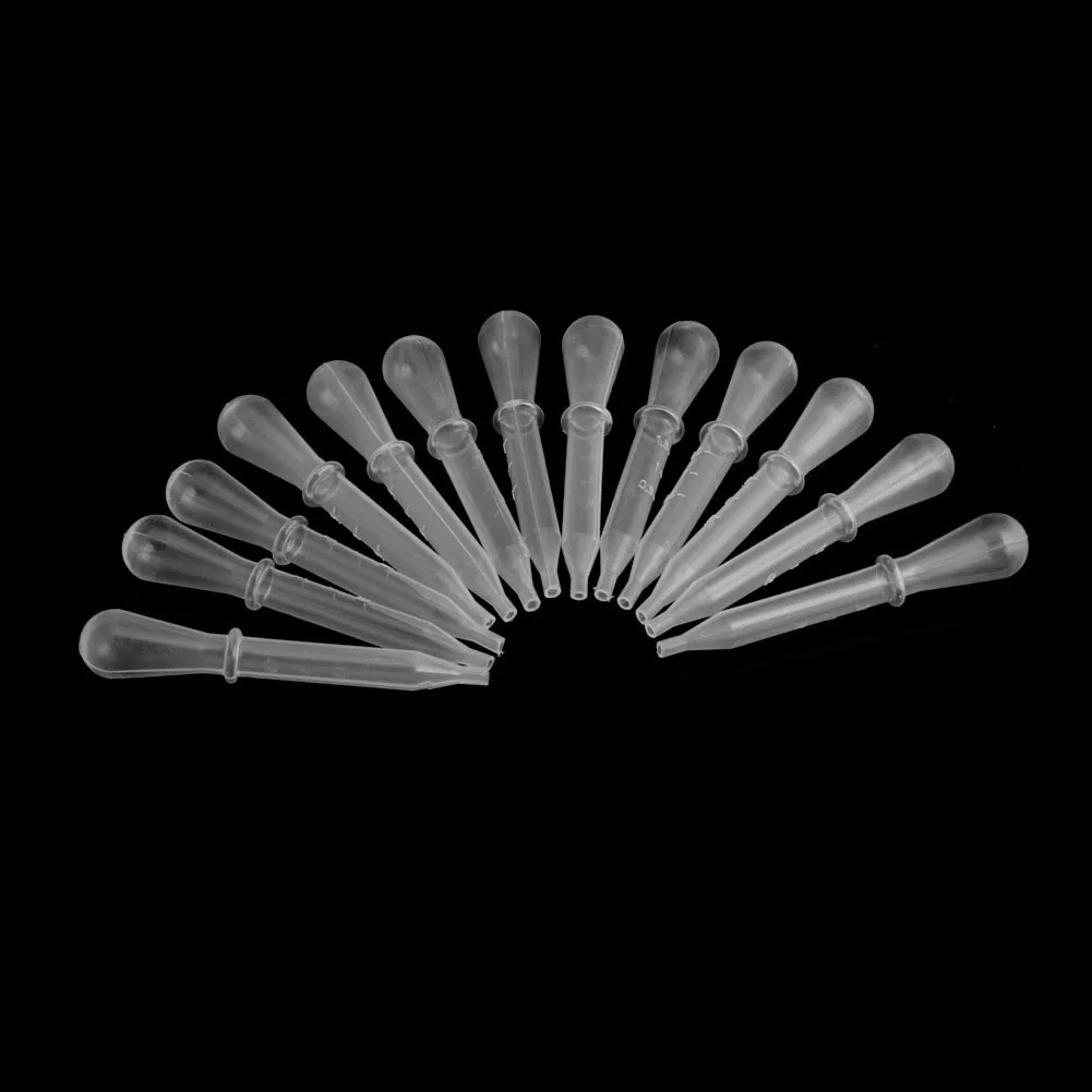 100 일회용 플라스틱 에어 브러시 페인트 피펫 점안기, 이송 액체 믹스