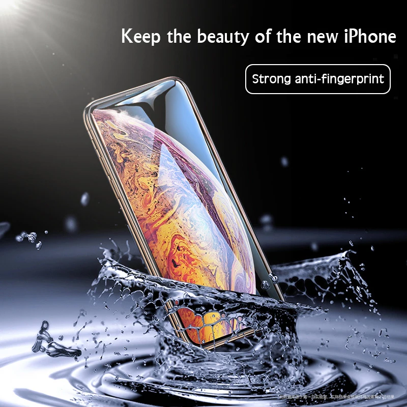 10D полное покрытие, Защитное стекло для iPhone 11 Pro MAX XS MAX XR X 7 8 6 6S Plus, закаленное стекло, защитная пленка с закругленными краями