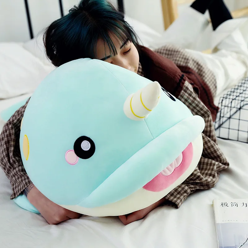 

New Style Unicorn Whale Plush Toys down Cotton Software Mythical Creatures Pillow Whale Doll Crane Machines Doll