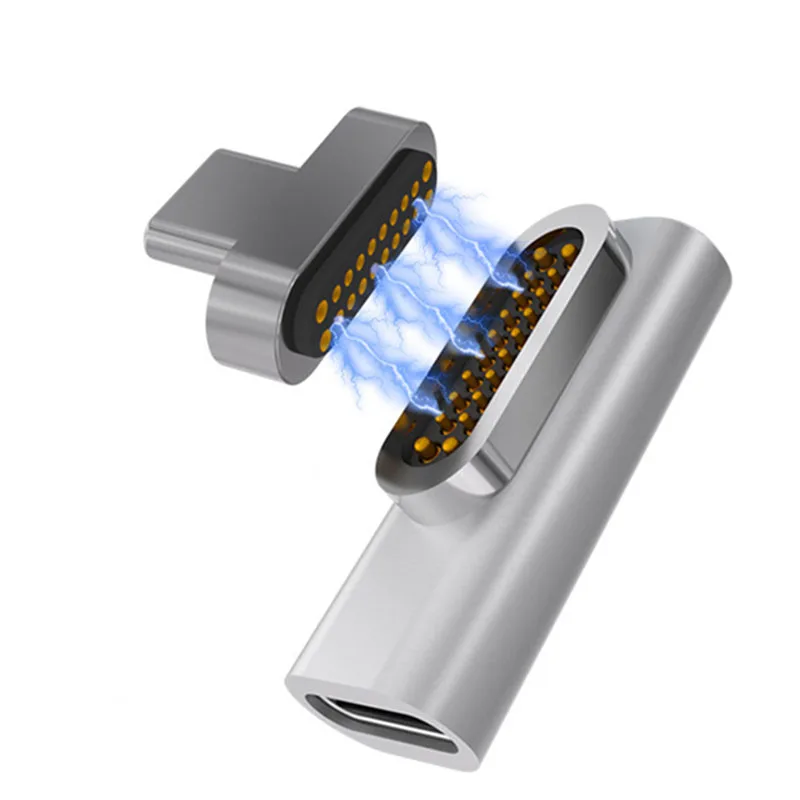 Магнитный USB type-C адаптер USB 3,1 20 контактов магнитный концентратор HD 100 Вт Высокое разрешение для MacBook Pro Pixel samsung S10 huawei