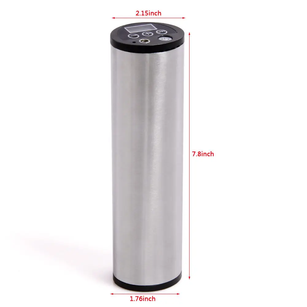 DC15V 150PSI USB интерфейс портативный воздушный компрессор надувной насос с ЖК-дисплеем для автомобильных велосипедов шины Мячи плавательные кольца