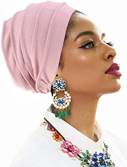 

Женский тюрбан с оборками, повязка на голову, шапка, осенне-зимний теплый головной убор, Повседневная Уличная одежда, женские мусульманские и индийские шапки, новинка 2022