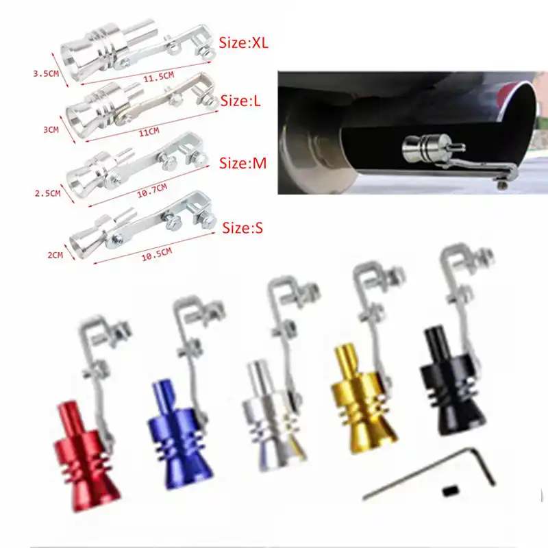 偽のターボ車ターボホイッスルエキアンプマフラー車ターボ用シミュレータ排気マフラーヒントノズル Mufflers Aliexpress