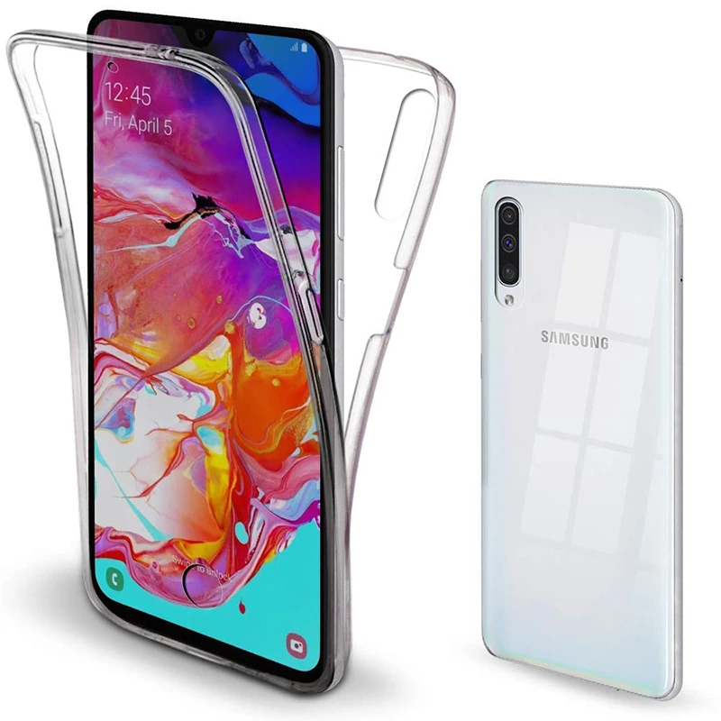 Полностью закрытый чехол для телефона Samsung Galaxy A10 A20 A30 A40 A50 A70 M10 M20 M30 S10 Plus S9 S8 S7 NOTE 10