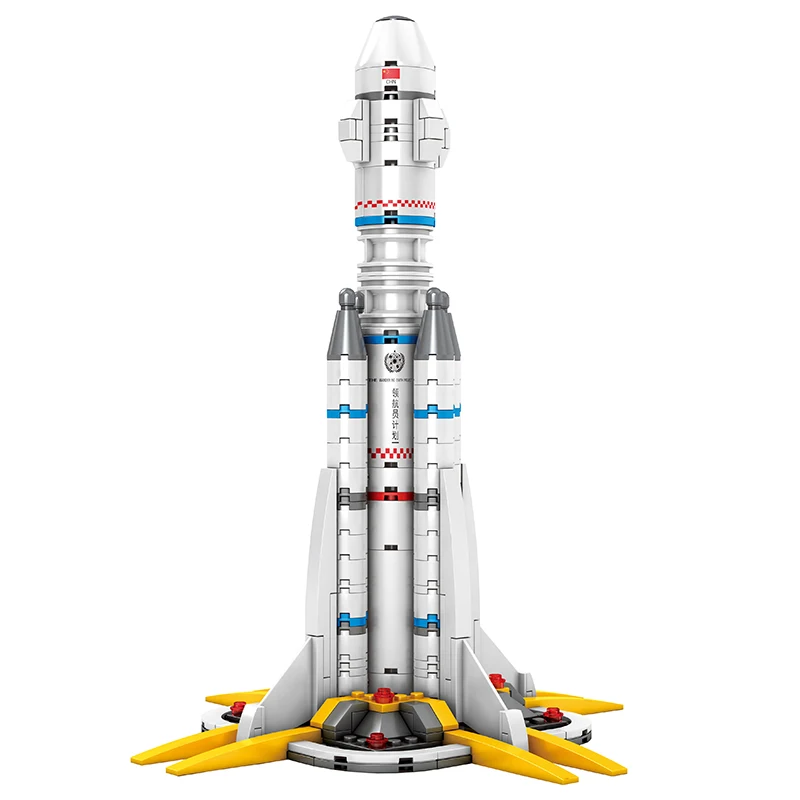 

332pcs Carrier Rocket Building Blocks Model Compatible with Legoings Series of City Set Bricks Toys For Children