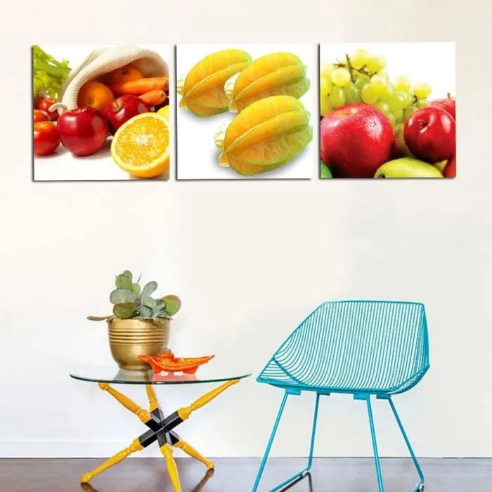 

Triple Fresh Fruit Carambola Oil Painting Computer Airbrush Painting Manufacturers Direct Selling AliExpress Amazon Wish Paintin