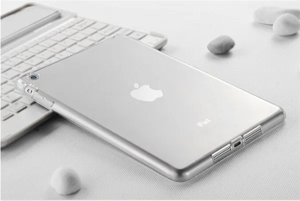 Skolour мягкий гелевый ТПУ кожа силиконовый чехол для apple iPad mini 1 mini 2 mini3 retina - Цвет: clear